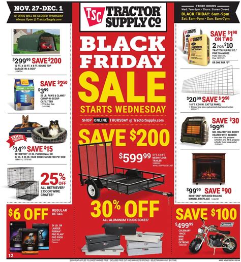 Tractor Supply Black Friday & Cyber Monday 2024 Coupons