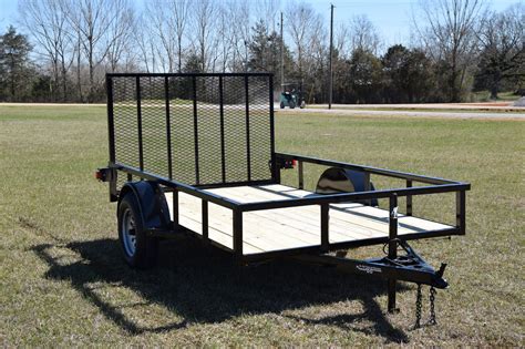 Trailers / Utility. 2.4K Pipe Top Rail Utility Trailer. The unique tube-top design of this utility trailer is sturdy and durable, ready to take on all projects you need to get done. And with several different dimensions to choose from, you'll have the perfect companion to haul your cargo. Available Sizes. 5' x 10' 5.5' x 8' 6' x 8'. 