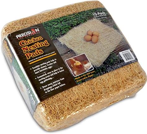 Tractor supply chicken bedding. FITS MOST NESTING BOXES: 13 in. x 13 in. nest box pads can easily be pulled, scrunched, and shaped to fit most nest boxes designed for laying hens. 10-Pack of nesting pads. Note: Pads are compressed and thickness varies. For best results, fluff the pad by racking the excelsior fibers with your fingers before placing inside the nest box. 