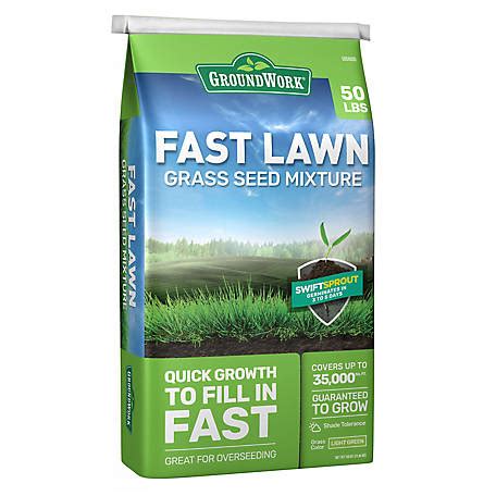 For a vibrant, dark green lawn, use the GroundWork 50 lb. Landscaper Mix Grass Seed. This all-purpose grass seed is resistant to heat, drought, insects and disease and works to crowd out weeds. Plus, it's adaptable to various climates and soils. Landscaper Mix grass seed does well in both sunny and shady areas. Available in 50 lb. bag.