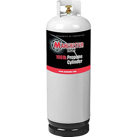 100 lbs (24 Gallon) Manchester Mini ASME Propane Tank with Multi-Valve and Gauge. MSRP: $999.00. $875.00. 45.6 gallon and 120 gallon Manchester propane tanks for sale. Features available include: corrosion resistant steel, vertical, low profile and small shapes. Consult your appliance manufacturer's owner manual to determine cylinder type and ... . 
