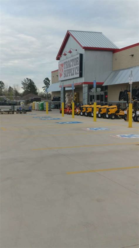 Tractor supply conroe. Home. Tractor Supply Co - Conroe South. 10800 Hwy 242. Conroe. TX, 77385. Phone: (936) 271-4000. Web: www.tractorsupply.com. Category: Tractor Supply Co, Farming Equipment, Hardware Stores. Store Hours: Nearby Stores: Ferguson Showroom - Conroe. Hours: 9am - 5pm (2.6 miles) Lowe's - College Park Dr. Hours: 6am - 9pm (2.7 miles) 