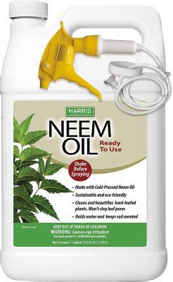 Jul 25, 2023 · Mix Neem Oil at the rate of 2 tablespoons (1 ounce) per gallon of water. Mix 0.5 tablespoons (0.25 -0.50) fluid ounces of Neem Oil per quart of water. Thoroughly mix solution and spray all plant surfaces (including under-sides of leaves) until completely wet. Frequently mix solution as you spray. STORAGE AND DISPOSAL.