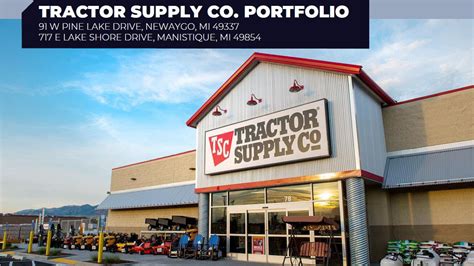 Tractor supply newaygo. Newaygo, MI 49337 Tractor Supply Co. Portfolio · Retail Property For Sale Retail Buildings Michigan Newaygo 91 W Pine Lake Dr, Newaygo, MI 49337. Map ... 