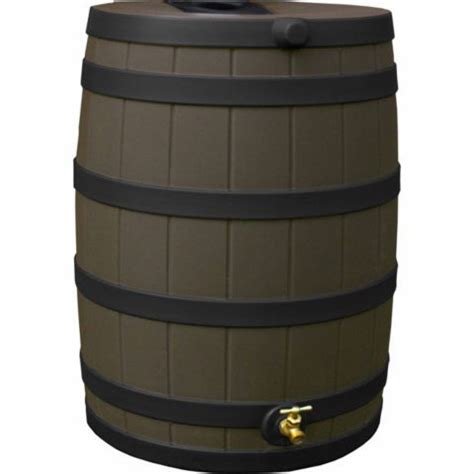 Buy Real Wood Products 25 in. Acacia Whiskey Barrel at Tract