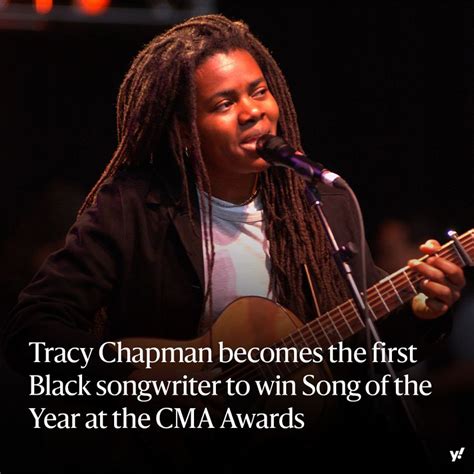 Tracy Chapman becomes 1st Black songwriter to win CMA's Song of the Year