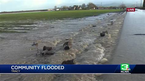 Tracy flooding leads to evacuation warning as water surrounds …