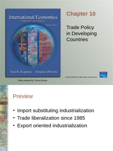 Trade And Industrial Policy In Developing Countries A Manual Of Policy Analysis
