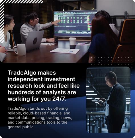 Oct 25, 2021 · With TradeAlgo, you pay only for services you need for as long as you use them without long-term contracts or complicated licensing. Configure an algorithm cost estimate that fits your unique... . 
