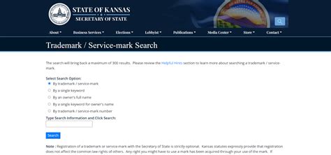 Trademark search kansas. Documents. Apply. Show only content from these topics: Patents guidance. Trademarks guidance. View more expand_more. Apply. share Share this page print Print this page. Additional information about this page. 