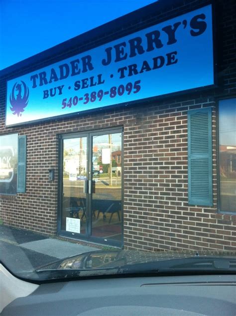 Trader jerry. TRADER JERRYS is a gun shop located in Pounding Mill, VA. They are registered with the ATF as a Federal Firearms Licensee (FFL Dealer) and their license number is 1-54-XXX-XX-XX-24587 . You can verify the current status of their license with the Bureau of Alcohol, Tobacco, Firearms and Explosives by entering their license number into the ATF ... 