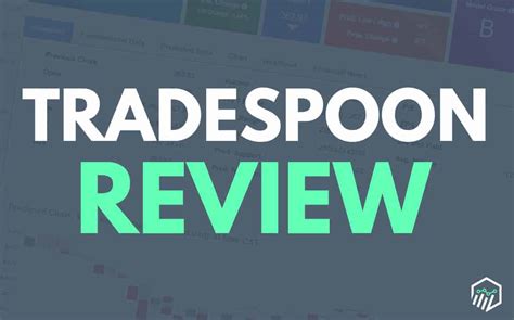 Tradespoon Is Outstanding Trading Advise. I joined Tradespoon a a few months ago, and strongly recommend following Vlad and his advice for swing and long term investor trading. The AI system he has created forecasts the markets, indexes, and individual stocks on a daily, weekly, and monthly basis. And the service is excellent.. 