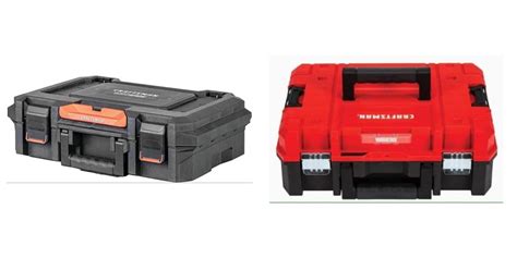 TRADESTACK System 21.625-in Black Structural Foam Lockable Tool Box. Shop the Set. Model # CMST21430. Find My Store. for pricing and availability. 9. CRAFTSMAN. VERSASTACK System 17-in Red Plastic Lockable Tool Box & VERSASTACK System 20-in Red Plastic Wheels Lockable Tool Box..