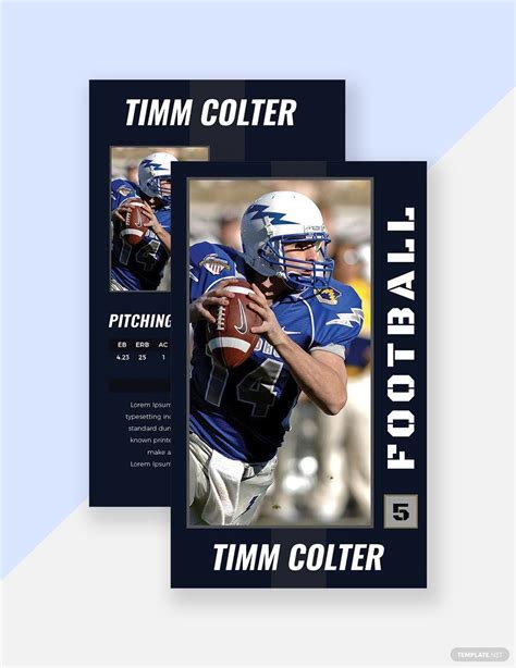 Trading Card Template Google Docs Trading Intended For Free Sports
