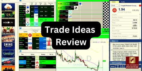 Read this detailed Trade Ideas review to determine if it is, or is not. Learn More About Trade Ideas . Trade Ideas Features. ... Trade Ideas’ simulated trading feature is for you. One-Click Trading: When you see a stock you want to trade, just click once. Trade Ideas’ one-click trading feature allows you to place trades directly from any .... 