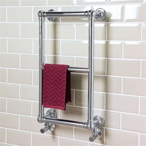 Traditional Chrome Bathroom Towel Radiator - 700 …