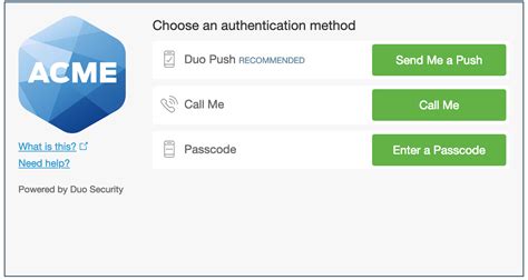 Traditional duo prompt. If you do not activate the Universal Prompt and deploy a version of the Duo application that includes Duo Prompt support, your users see Duo's traditional prompt when they authenticate to that application. Application ready for Universal Prompt. Policy. Most policy settings are visible to Duo Premier, Duo Advantage, and Duo Essentials plan ... 