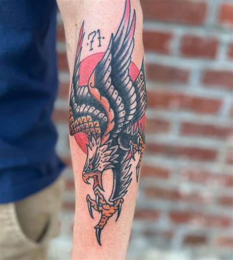 Traditional eagle from... Mean Street Tattoo