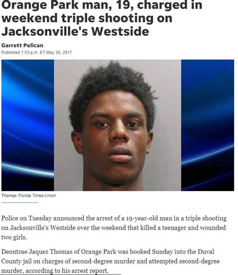 ATK Trae Shordy Interrogation in Jacksonville, FL - Deontrae Thoma
