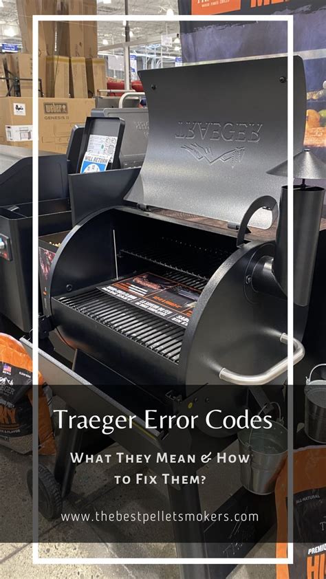 Traeger error codes. Things To Know About Traeger error codes. 