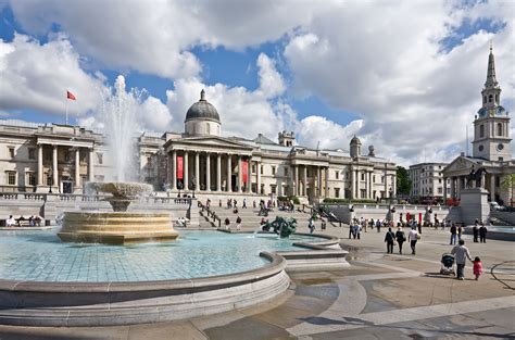 Trafalgar squar. 24 Sept 2021 ... Trafalgar Square is well known for its architecture, for Nelson's Column, and the splendours of the National Gallery. 