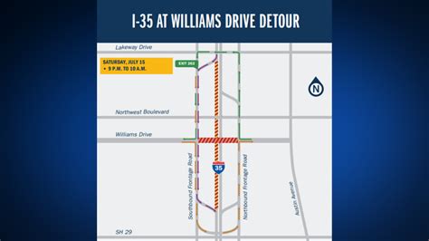 Traffic Alert: I-35 closures to set beams on the Williams Drive bridge