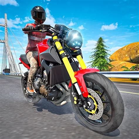 Race through a busy city on a super bike and avoid cras