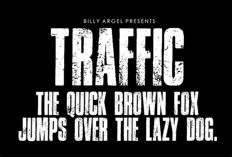 Traffic by Billy Argel Font Download