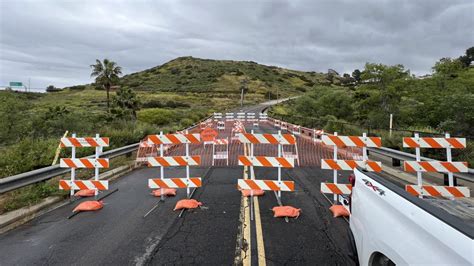 Traffic detour in place after sinkhole opened in Rancho Bernardo