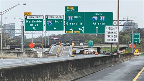 Traffic on 75 south in atlanta. BARTOW COUNTY, Ga. — At least two people are dead after a multivehicle accident on Interstate-75 south near mile marker 293 in Bartow County. The investigation determined that three tractor ... 