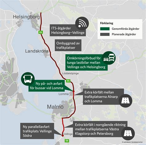 Trafikinformation e6 skåne