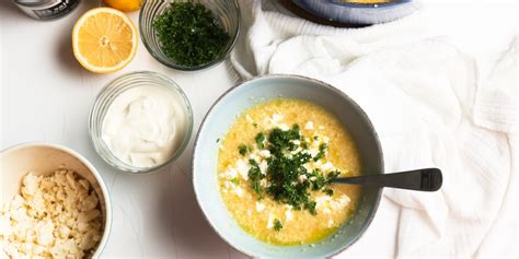 Trahanas with Feta, Lemon and Parsley - Vanilla Beige