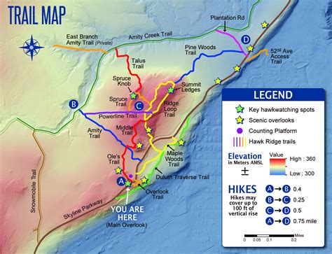 Trail Map : Hawk Ridge Bird Observatory