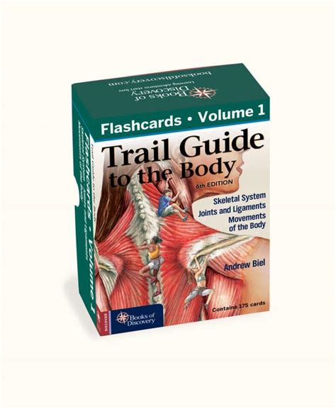 Download Trail Guide To The Body Flashcards 6Th Edition Volume 1 The Skeletal System By Andrew Biel