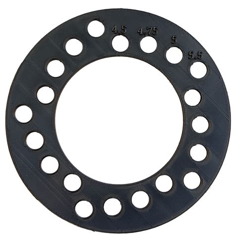 Trailer Wheel Bolt Pattern Template Tool Measurement Guide Overland