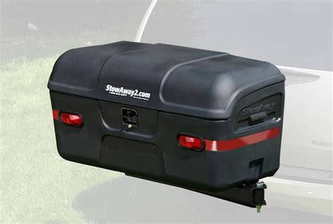 Trailer hitch cargo box.  Durable storage solutions for all your hauling need...