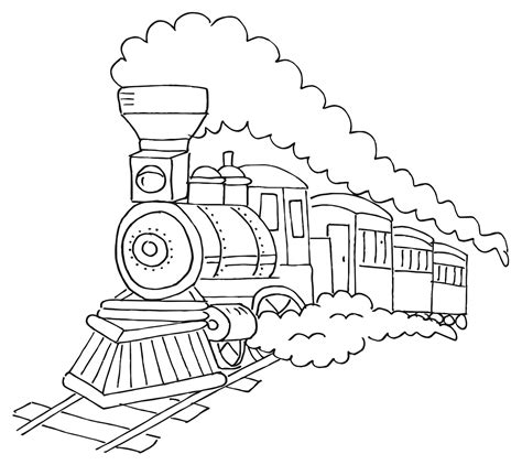 Train Line Drawing