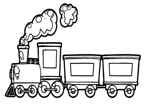 Train Printable Coloring Pages