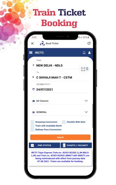 Train Ticket Booking IRCTC App APK Download for Android 