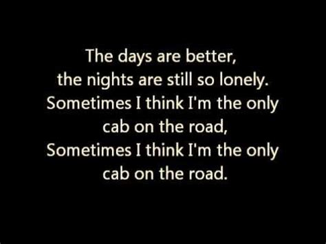 Train cab lyrics.  Watch official video, print or download text in PDF.  An outdated map ...