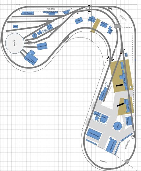 Train layout design.  It offers a wide variety of libraries with track systems an...