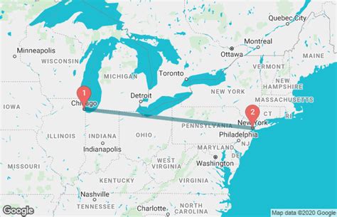 Southwest Airlines and Delta fly from Manhattan to Chicago every 4 hours. Alternatively, Amtrak operates a train from New York Penn Station to Chicago Union Station once daily. Tickets cost $40 - $290 and the journey takes 19h 32m. Airlines. United Airlines..