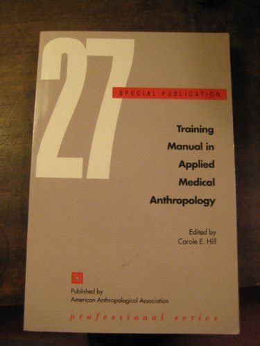 Training manual in applied medical anthropology by carole e hill. - How to install manual transfer switch for portable generator.
