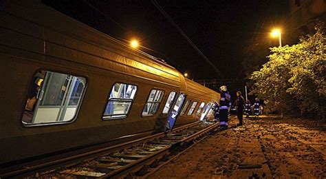 Trains collide in northern Polish city, injuring 5 people