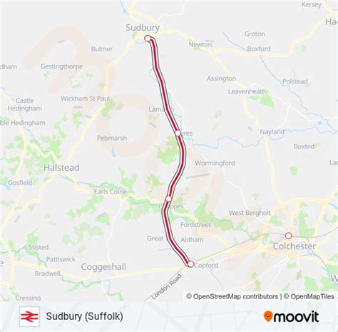 Trains from Chelmsford to Sudbury (Suffolk) - Trainline