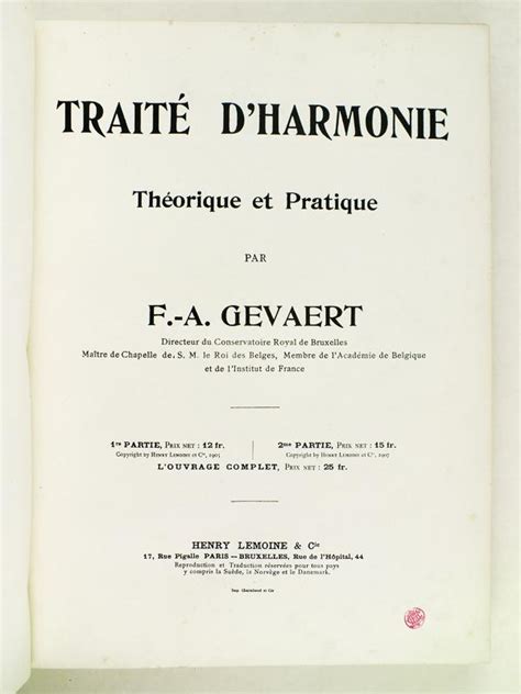 Traité complet d'harmonie théorique et pratique. - Application of arbitrage pricing theory in corporate finance.