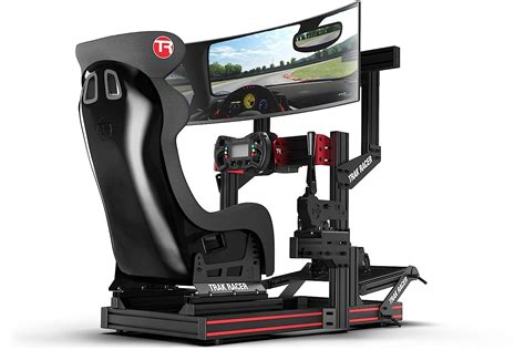 Trakracer - The TR160S by Trak Racer, a standout in the racing simulator market, combines innovation and robustness. Its 'wide-body' design and curved aluminum frame make it a top choice for racing sim enthusiasts. With thicker walls than competitors, heavy-duty brackets, and a well-engineered chassis, it offers exceptional rigidity, especially in the ...