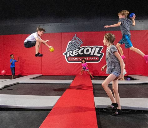 Dodge. Dunk. Swing. Recoil. Recoil Trampoline Park provides active fun and entertainment for individuals, families and groups in Valdosta and South Georgia. NOW WITH LASER TAG!!! Suggest edits to improve what we show. Improve this listing. All photos (1) . 