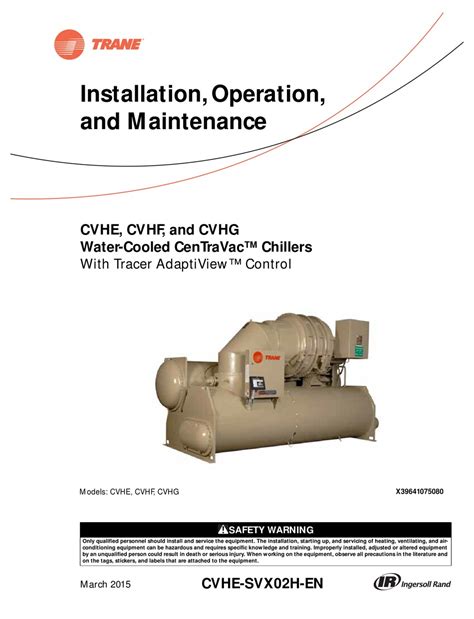 Trane centrifugal chiller service manual cvhf. - Handbook of function and generalized function transformations mathematical science references.