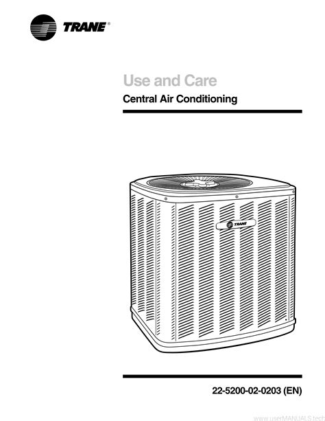 Trane xe 1200 air conditioner manual. - Mark levinson no 39 original owner operating manual.
